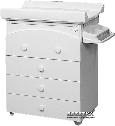 

Комод с пеленальным столиком и ванночкой Baby Italia Babybath White белый (BABYBATH WHITE)