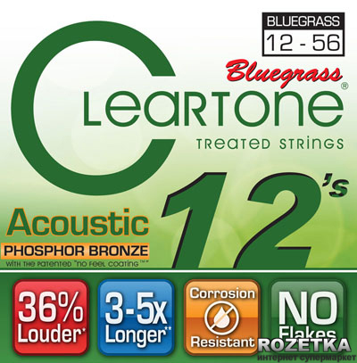 

Cleartone 7423 Acoustic Phosphor Bronze Bluegrass 12-56