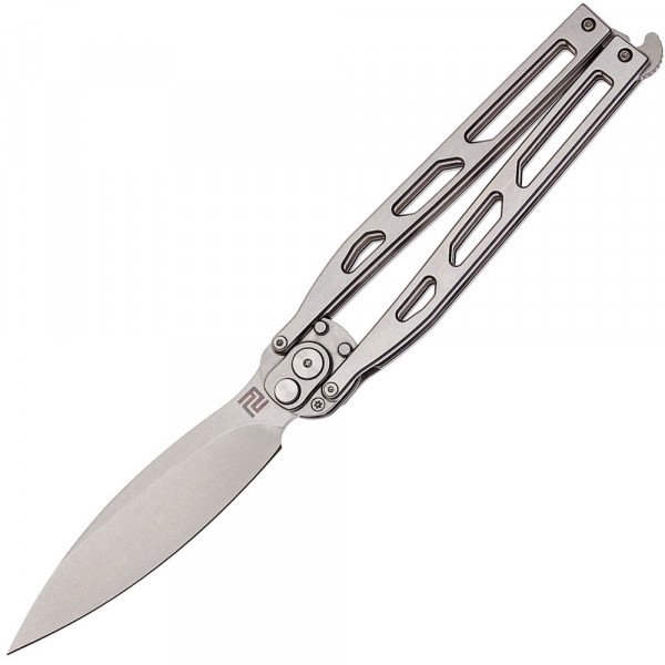 

Нож складной охотничий Artisan Kinetic Balisong Silver. 27980206