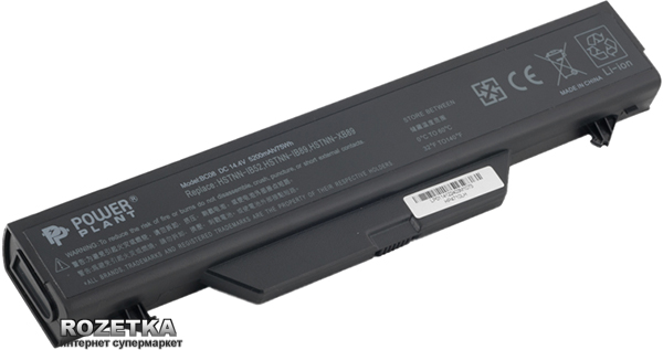 Акція на Аккумулятор PowerPlant для HP 6720 Black (14.4V/4800mAh/6Cells) (NB00000202) від Rozetka UA