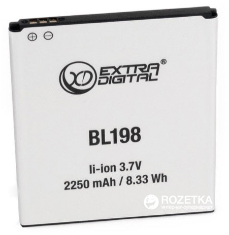 

Аккумулятор ExtraDigital для Lenovo BL198