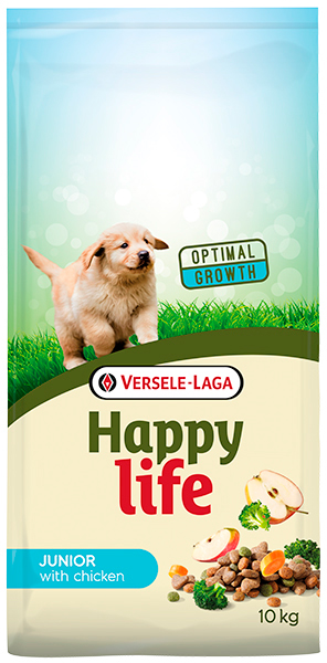 

Cухой корм для щенков Happy Life Юниор со вкусом курицы 10 кг