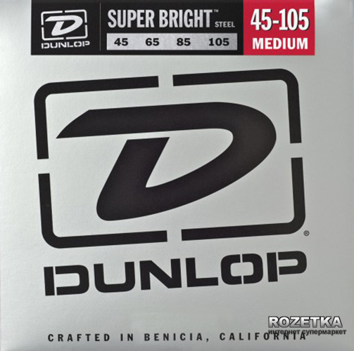 

Dunlop DBSBS45105 Super Bright Steel (45-105)