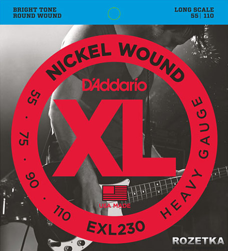 

D'Addario EXL230 Nickel Bass XL Medium 4-String (55-110)