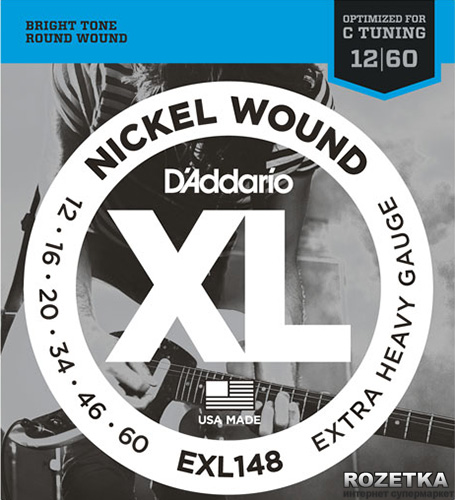 

D'Addario EXL148 Nickel XL Extra Heavy (12-60)