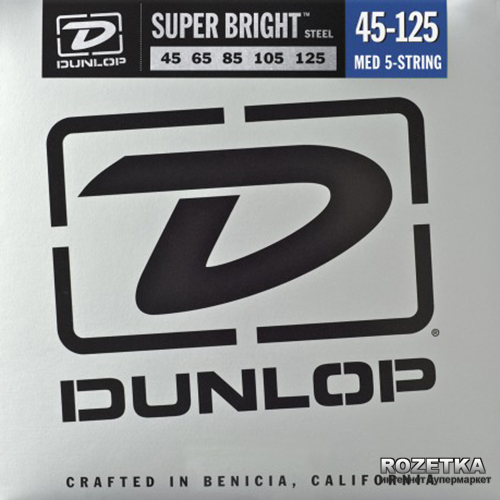 

Dunlop DBSBS45125 Super Bright Steel (45-125)