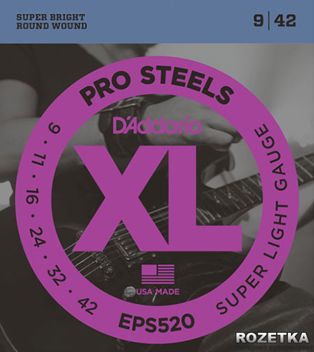 

D'Addario EPS520 XL ProSteels Super Light (9-42)