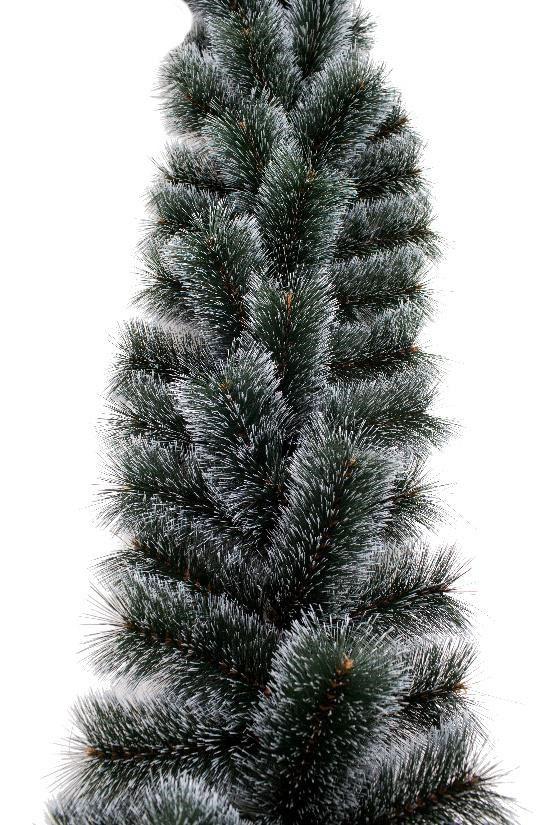 

Елочная ветка Заснеженная зеленая 250 см