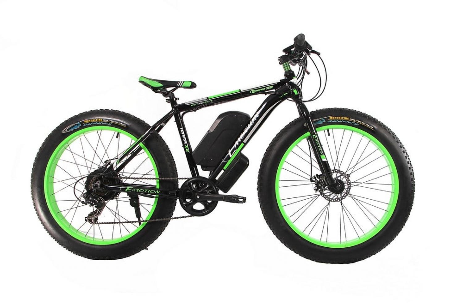 

Электровелосипед E-motion Fatbike 48V 1000 Вт 26" бело-синий