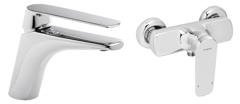 

Набор смесителей GENEBRE KODE 1+1 02KO-shower