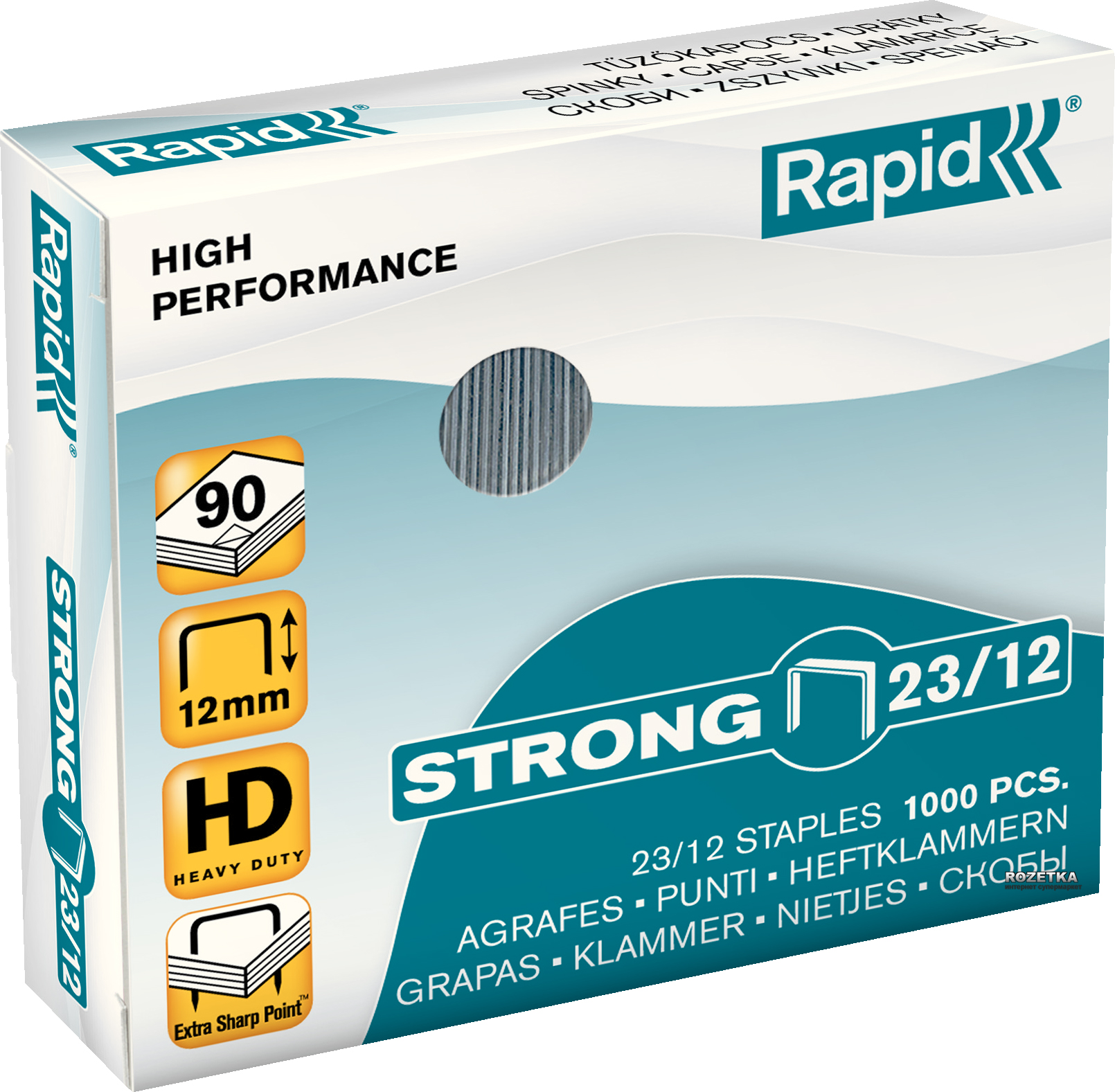 

Cкобы Rapid Strong 23/12 1000 штук (24870000)