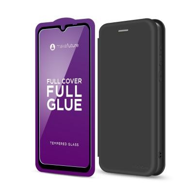 

Стекло защитное MakeFuture Xiaomi Redmi 9C + case Flip Black (MSFP-XR9CBK)