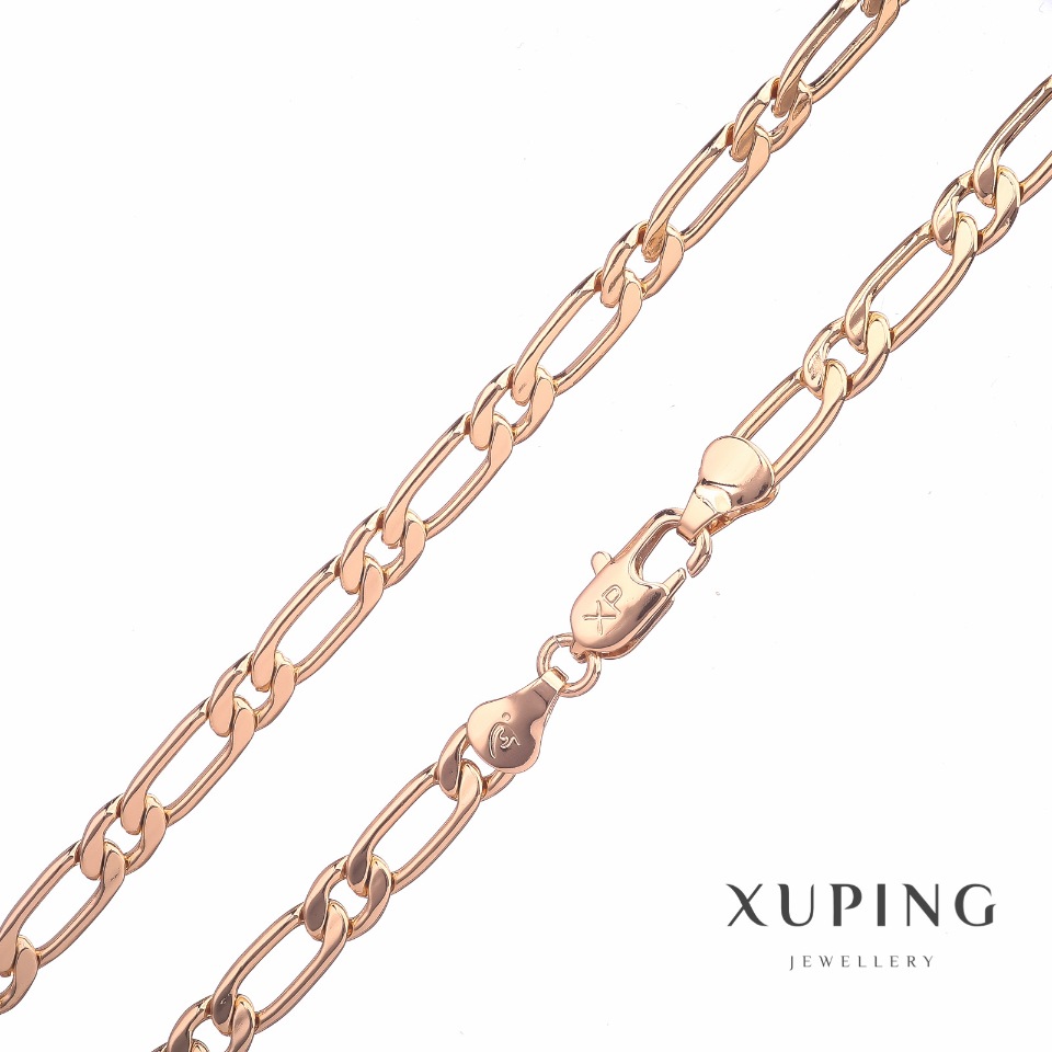 

Цепочка Xuping плетение Картье, толщина 6мм, длина 50см позолота, ida31839