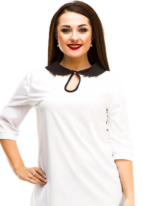 

Блузка G&M k-38853  Размер цвет белый, Блузка G&M k-38853 56 Размер цвет белый