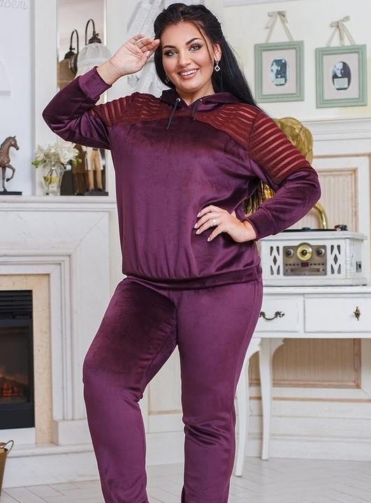 

Спортивный костюм G&M k-60321 - Размер цвет марсала, Спортивный костюм G&M k-60321 50-52 Размер цвет марсала