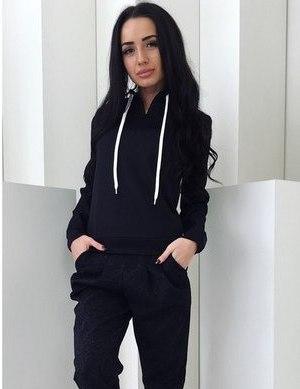 

Спортивный костюм G&M k-23989  Размер цвет черный, Спортивный костюм G&M k-23989 48 Размер цвет черный