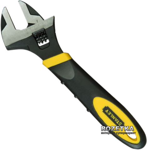 

Ключ розвідний Stanley MaxSteel 250 мм CrV з прогумованою рукояткою (2-90-949)