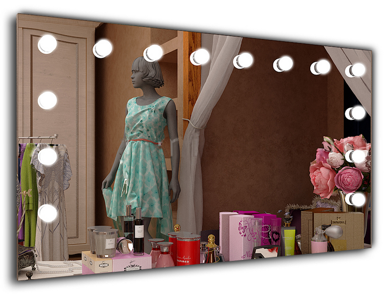 

Зеркало J-MIRROR Hollywood 70х70