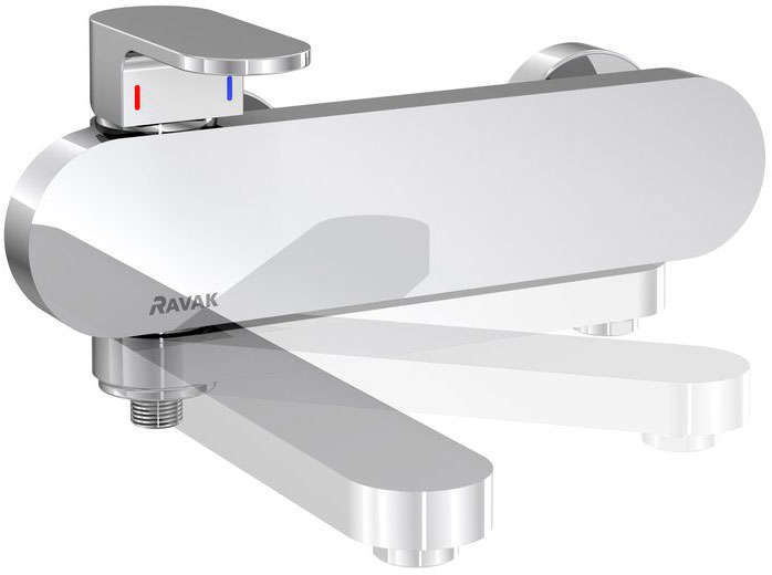 

Смеситель для ванны RAVAK Chrome CR 022.00/150 X070042