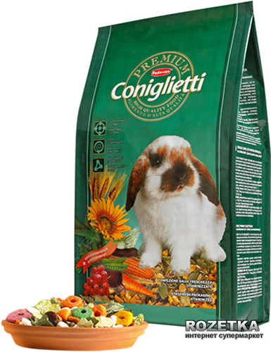 Акція на Корм для кроликов Padovan Premium Coniglietti 2 кг (PP00100) від Rozetka UA