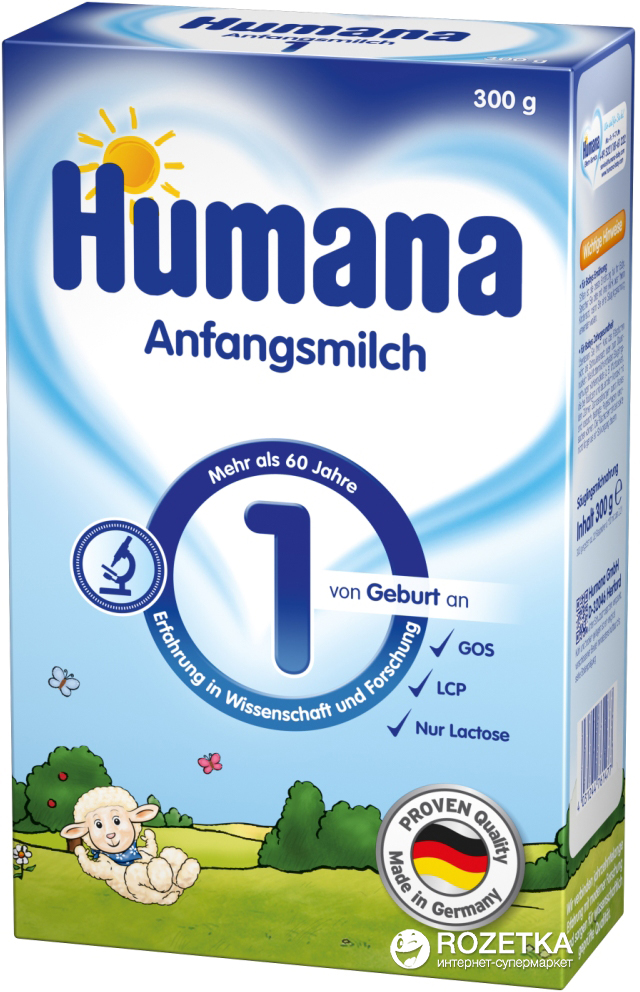 

Молочная сухая смесь Humana 1 300 г (4031244761477)