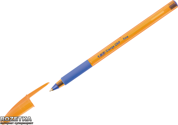 

Набор шариковых ручек 20 шт BIC Orange Grip Синий 0.36 мм Оранжево-прозрачный корпус (3086123009028)