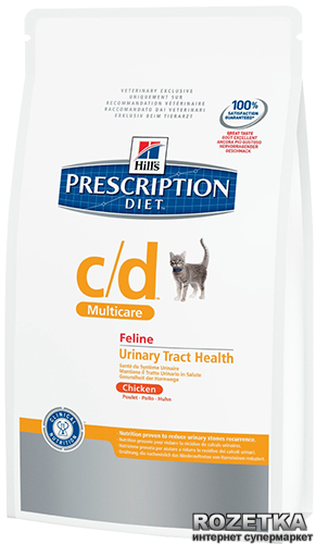 

Сухой корм для кошек Hill's Prescription Diet Feline c/d Multicare со вкусом курицы 0.4 кг (5482,08)