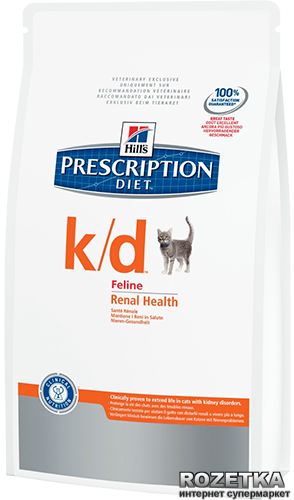 

Сухой корм для кошек Hill's Prescription Diet Feline k/d 5 кг (4308,08)