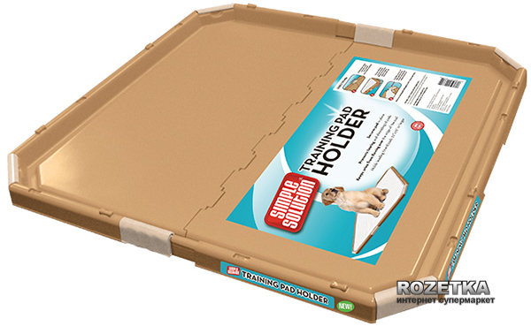 

Поддон под пеленку для приучения щенков к туалету Simple Solution Training Pad Holder 54х54х1 см Коричневый