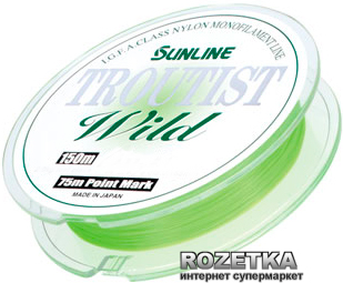 

Леска Sunline Troutist Wild 150 м #1.25/0.19 мм 2.5 кг (16584418)