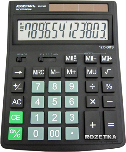 Assistant 12. Assistant Electronic calculator ac2223. Калькулятор электронный 12-разрядный. Калькулятор электронный Assistant AC-1203 фото.