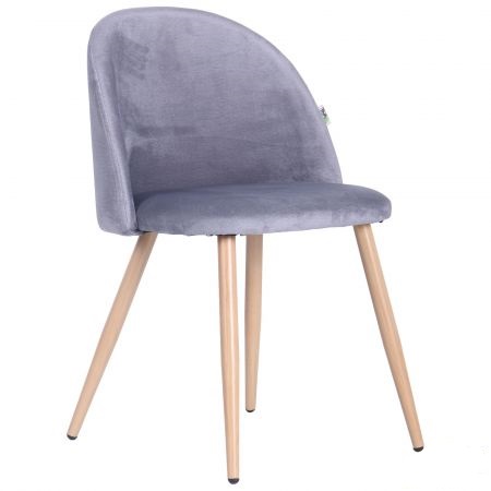 

Стул обеденный Sherry beech/dark grey velvet AMF