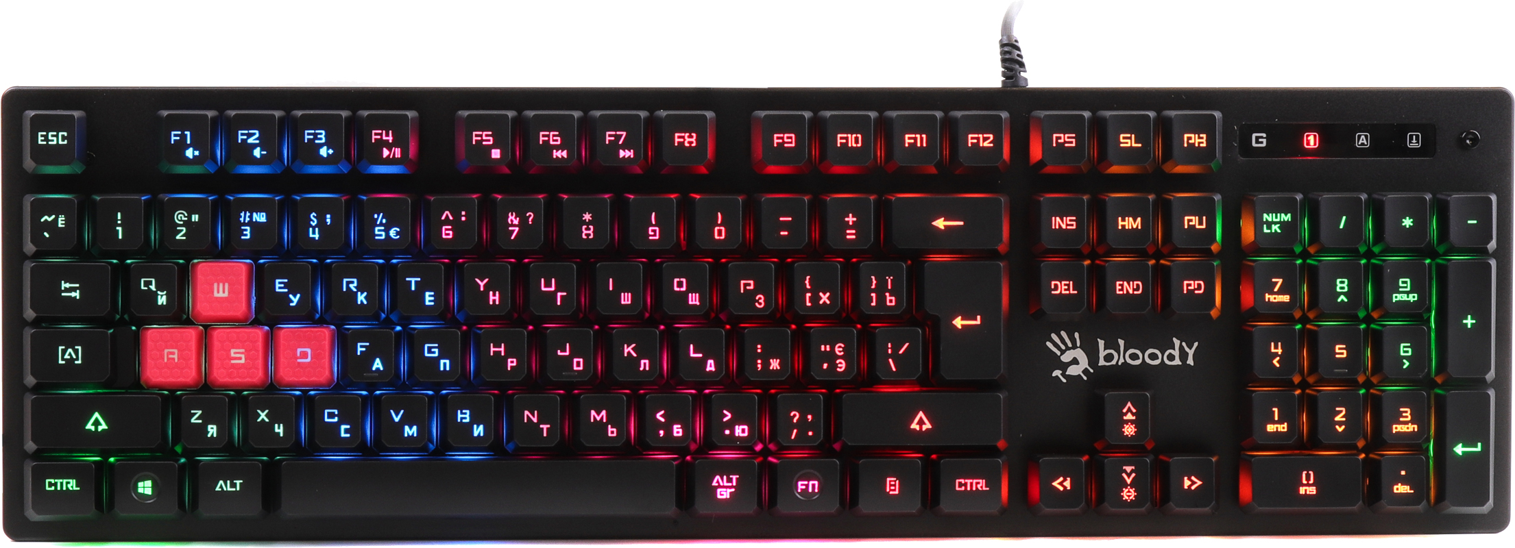

Клавиатура проводная Bloody B160N USB Black (4711421941204)