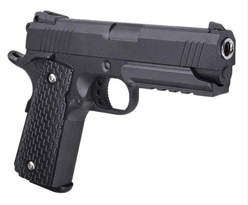 

Спринговый металлический пистолет на пульках Galaxy G25 (Colt 1911 rail)