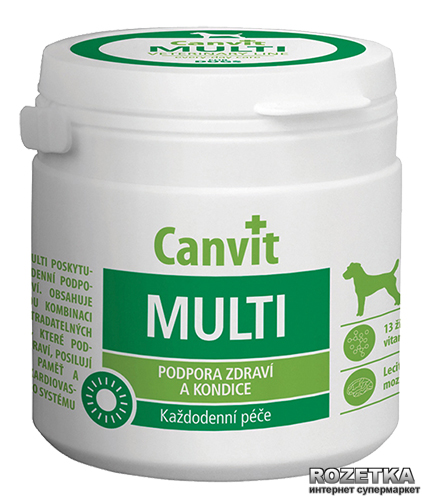Акція на Витаминно-минеральный комплекс Canvit Multi для собак таблетки 100 шт (can50718) від Rozetka UA