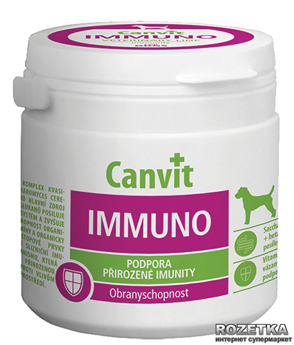 

Витаминно-минеральный комплекс Canvit Immuno для собак таблетки 100 шт