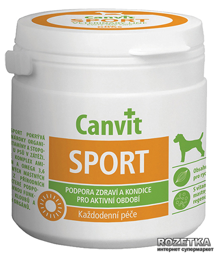 

Витаминно-минеральный комплекс Canvit Sport для собак таблетки 100 шт