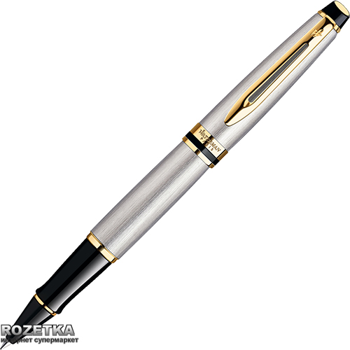 

Ручка-роллер Waterman Expert SS GT RB Черная Серебристый корпус (40 042)