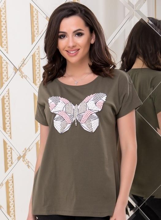

Футболка G&M k-51240  Размер цвет хаки, Футболка G&M k-51240 44-46 Размер цвет хаки