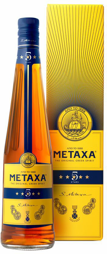 Акція на Бренди Metaxa 5* 0.7 л 38% в подарочной упаковке (5202795120054) від Rozetka UA