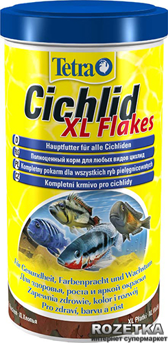 Акція на Корм Tetra Cichlid XL Flakes для аквариумных рыб в хлопьях 500 мл (4004218139985) від Rozetka UA