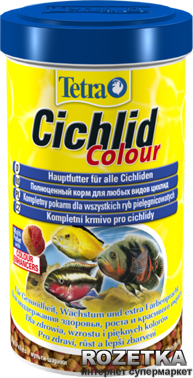Акція на Корм Tetra Cichlid Colour для аквариумных рыб в гранулах 500 мл (4004218197343) від Rozetka UA