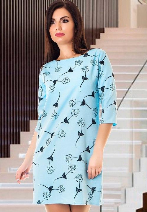 

Платье G&M k-43587 44-46 Размер цвет голубой