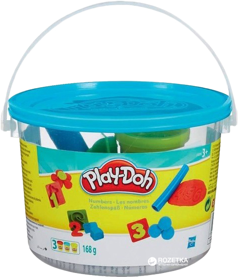 

Набор пластилина Hasbro Play-Doh Мини ведерко Цифры (23414_23326)