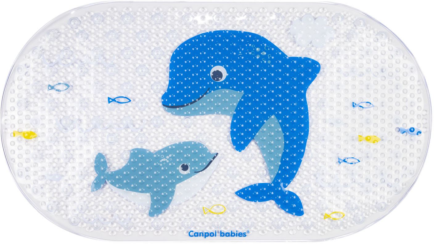 Акція на Коврик для купания малыша Canpol Babies Дельфины (80/001) від Rozetka UA