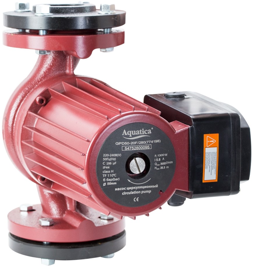 Насос циркуляционный фланцевый Aquatica 1.3 кВт Hmax 20.3 м Qmax 300 л ...