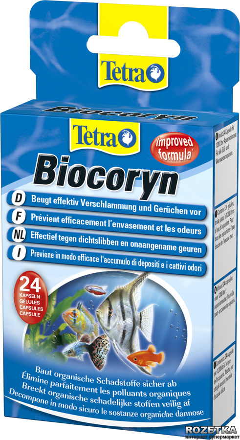 

Средство по уходу за водой Tetra Aqua Biocoryn для разложения органики 24 капсул
