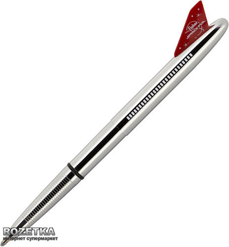 

Ручка шариковая Fisher Space Pen Bullet Самолет с красным оперением Черная 0.7 мм Хромированный корпус (747609842111)