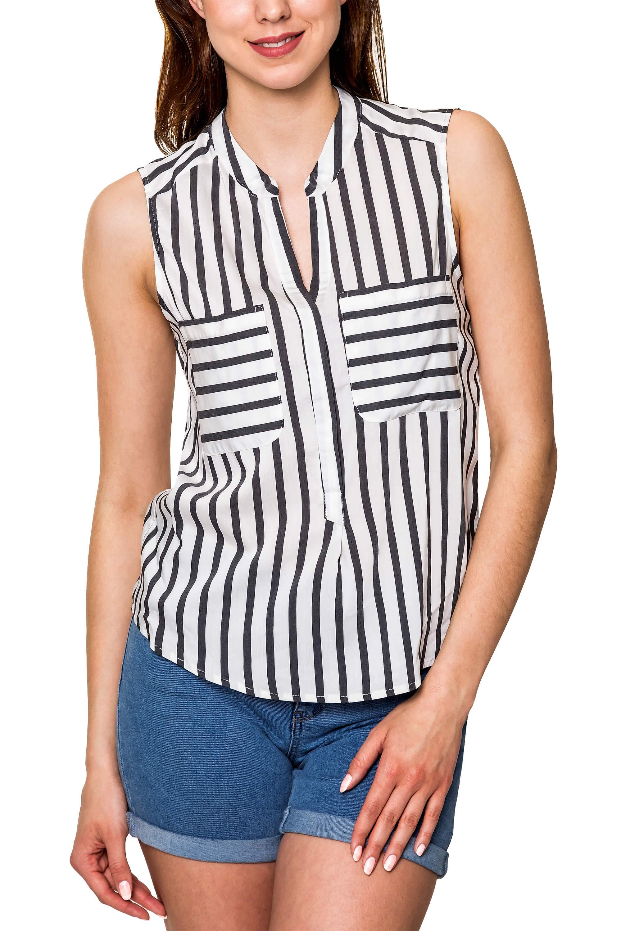 

Блуза Vero Moda Snow White/Black XS белый