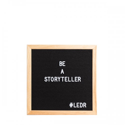 

Доска для создания надписей letter board LEDR Black 30*30